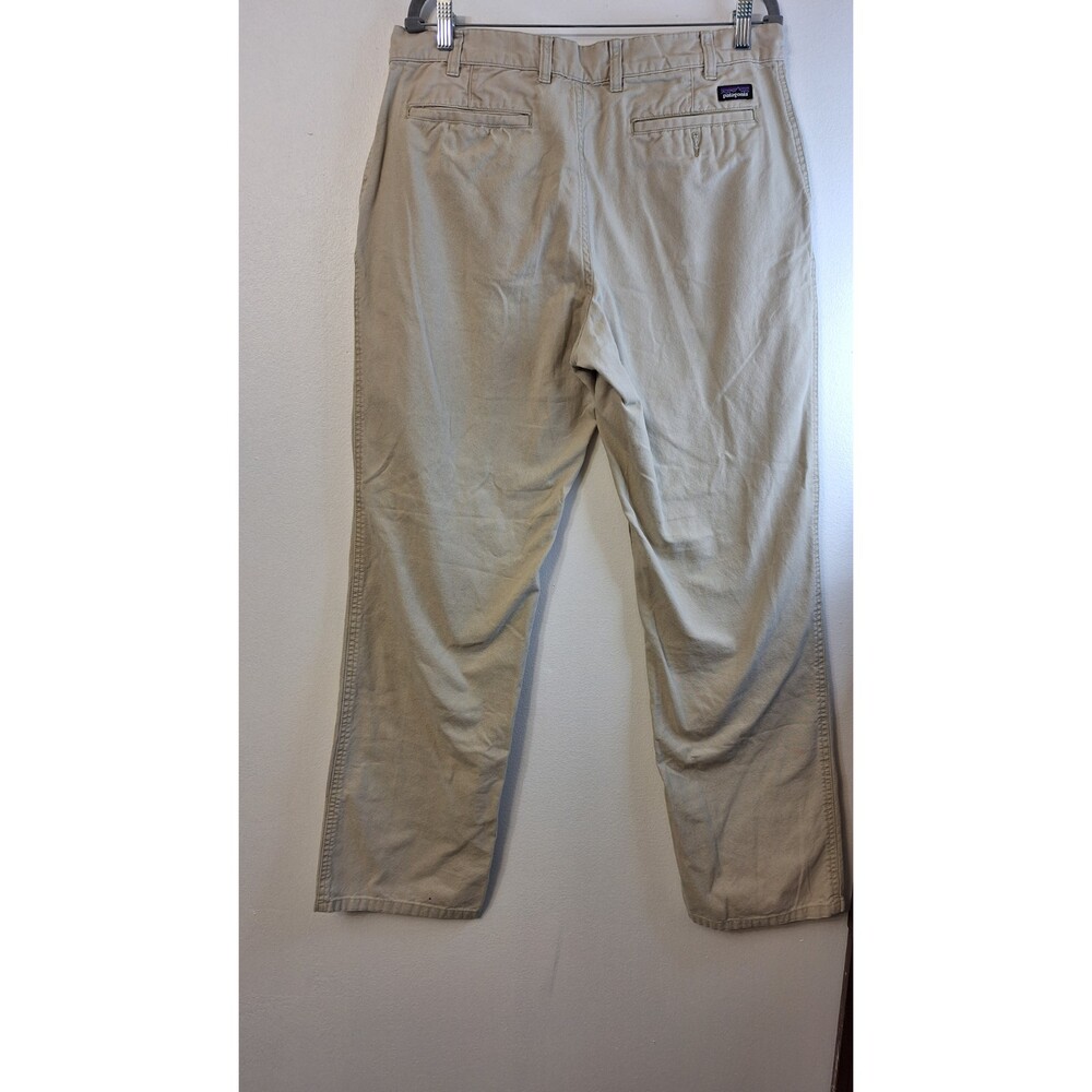 Patagonia Quandary Mens Pants 35x 31 Khaki Organic Cotton Outdoor Hiking Work - Picture 2 of 6